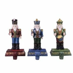 Cheap โ 7.75" Glittered Nutcracker Stocking Holder Set by Northlight ๐