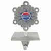 Discount 😍 6.5" Silver & Blue Pepsi Snowflake ❄ Christmas Stocking Holder by Northlight ✨