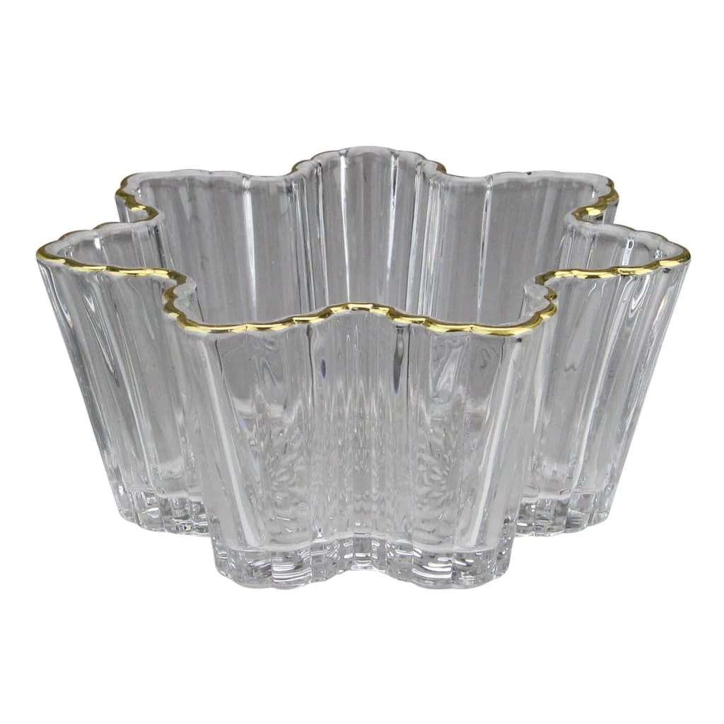 Top 10 ๐งจ 5.75" Clear & Gold Snowflake ๐ฌ Candy Dish Serving Bowl by Northlight ๐ - Image 2
