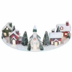 New 🛒 24" Plaid 🎄 Christmas Village Around the Tree by Mr. 🎄 Christmas 💯