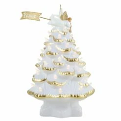 Cheap 🔥 14" LED Angel Animated Nostalgic Tree by Mr. 🎄 Christmas 🎉