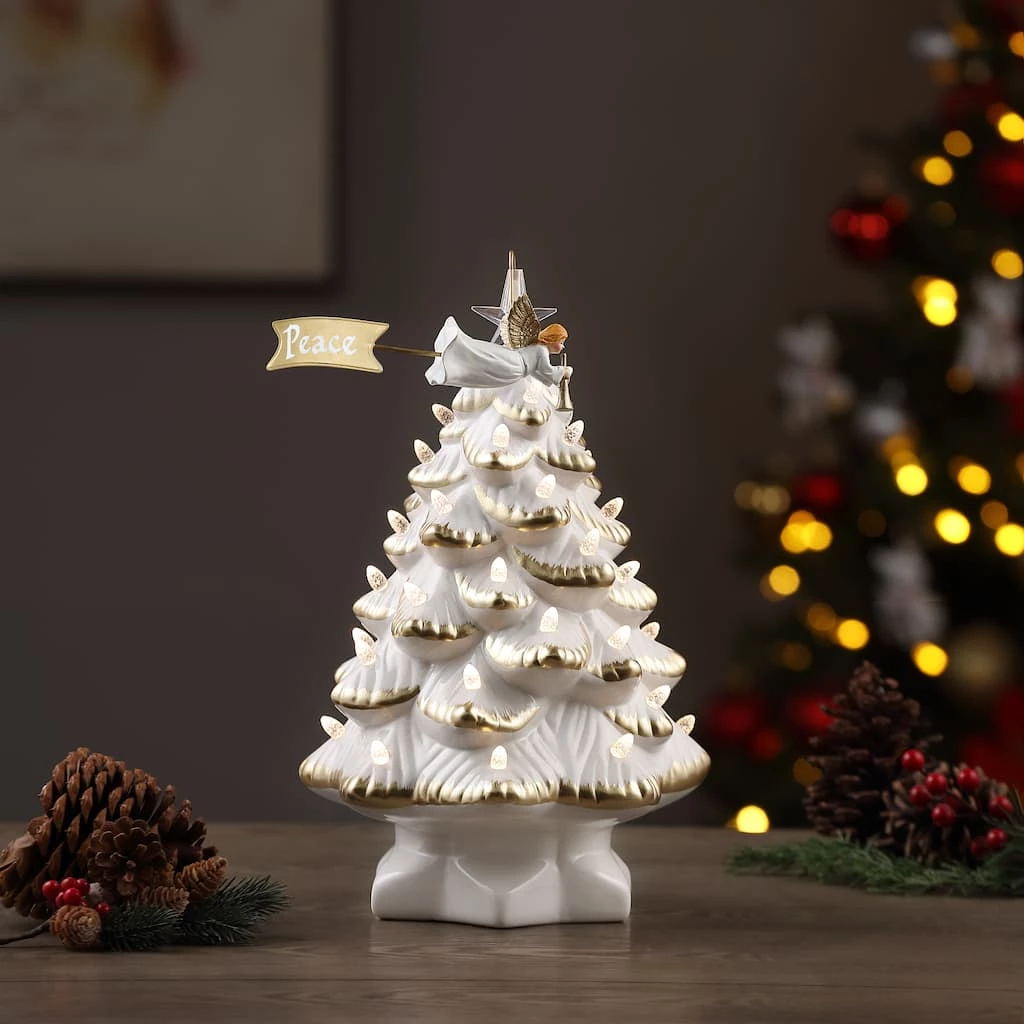 Cheap ๐ฅ 14" LED Angel Animated Nostalgic Tree by Mr. ๐ Christmas ๐ - Image 2