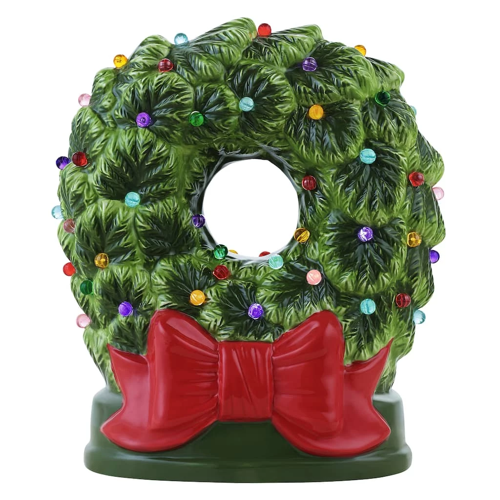 Hot Sale β¨ 9" LED Nostalgic Ceramic Wreath by Mr. π Christmas π