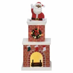 Wholesale 😀 18" LED Animated Santa in Chimney by Mr. 🎅 Christmas ⭐