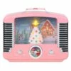 New 😉 12" Pink Nostalgic Tree Radio by Mr. 🎁 Christmas 🌟