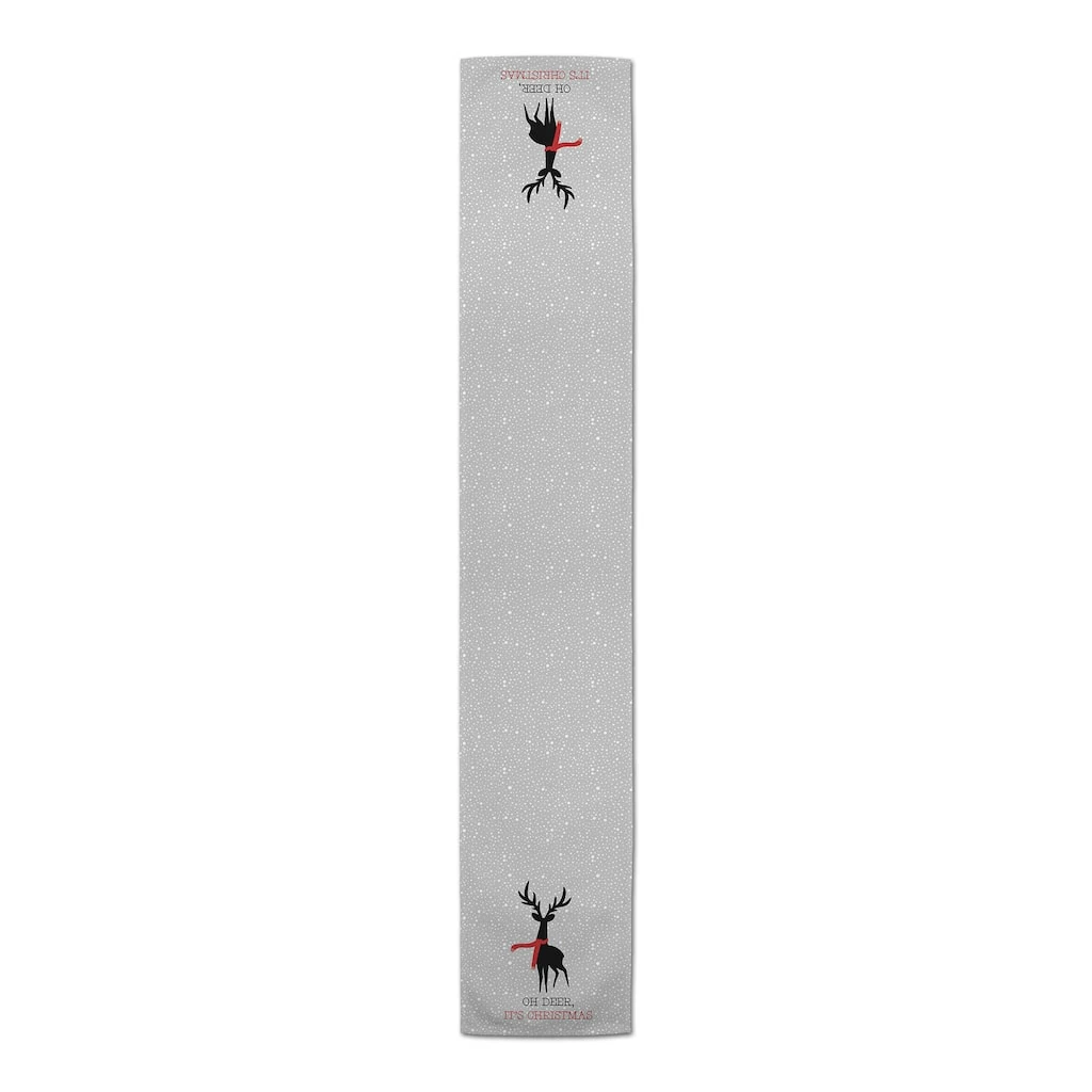 Outlet ⭐ 90" Oh Deer It's 🔔 Christmas Table Runner by Designs Direct 😀 - Image 3