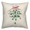 Brand new ✨ Meet Me Under the Mistletoe 18x18 Throw Pillow by Designs Direct ⭐