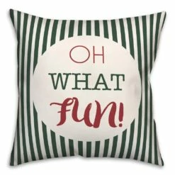 Deals ๐ Oh What Fun 18x18 Throw Pillow by Designs Direct ๐