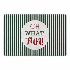 Budget 🎉 Oh What Fun 27x18 Floor Mat by Designs Direct 🎁