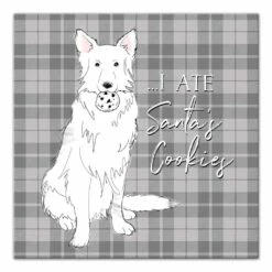 Best deal 💯 I Ate Santa's Cookies 12x12 Canvas Wall Art by Designs Direct ⭐