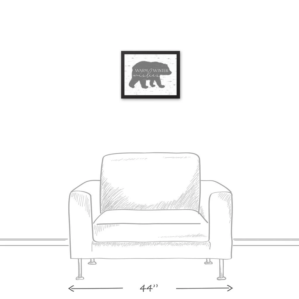 Buy π Warm Winter Wishes 11x14 Black Framed Canvas by Designs Direct π₯° - Image 4