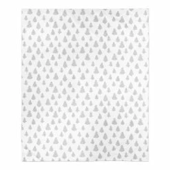 Outlet 😉 Gray Forest Pattern 50x60 Sherpa Fleece Blanket by Designs Direct 🔥