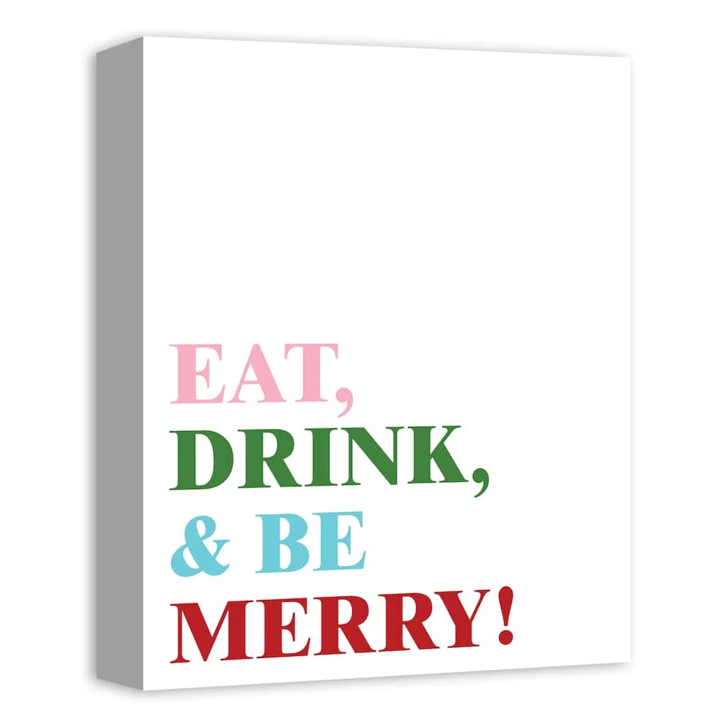 New π Eat Drink and Be Merry 11x14 Canvas Wall Art by Designs Direct β€οΈ - Image 2