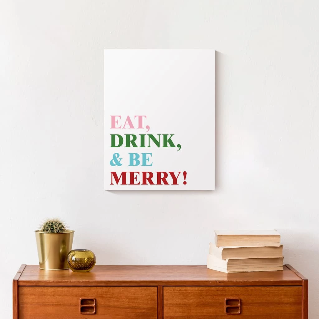 New π Eat Drink and Be Merry 11x14 Canvas Wall Art by Designs Direct β€οΈ - Image 4