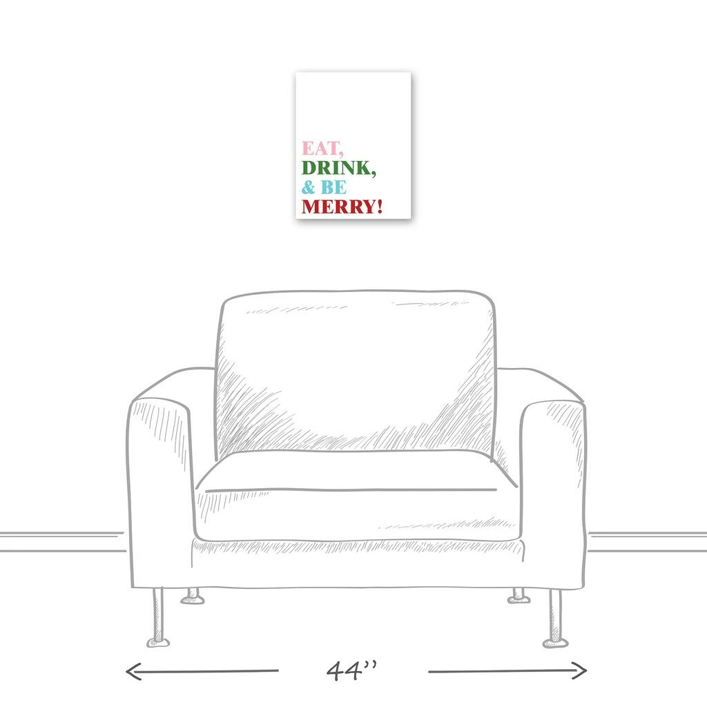 New π Eat Drink and Be Merry 11x14 Canvas Wall Art by Designs Direct β€οΈ - Image 5