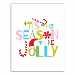 Flash Sale ✨ Tis the Season to be Jolly 11x14 Canvas Wall Art by Designs Direct 👏
