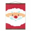 Wholesale 👍 Santa Face 16x20 Teak Hanging Canvas by Designs Direct 🤩