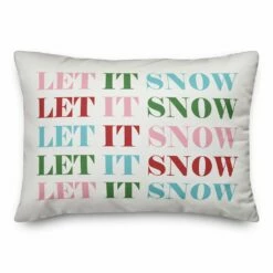Top 10 🎉 Let It Snow 14x20 Throw Pillow by Designs Direct 😉