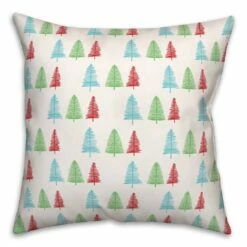Discount ๐คฉ Christmas Trees Throw Pillow by Designs Direct ๐