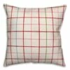 Outlet ✔️ Thin Colorful Grid 18x18 Throw Pillow by Designs Direct ❤️