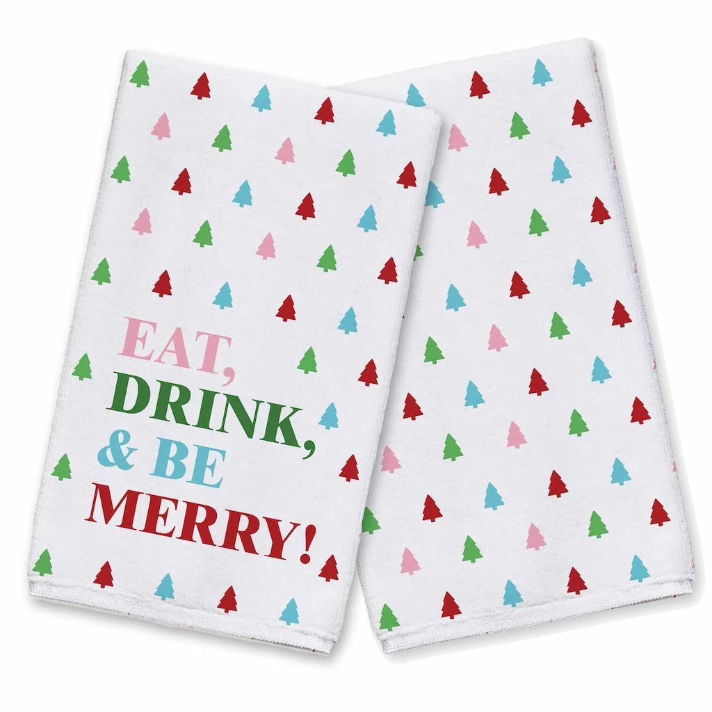 Top 10 π€© Eat Drink and Be Merry Tea Towels - Set of 2 by Designs Direct π₯