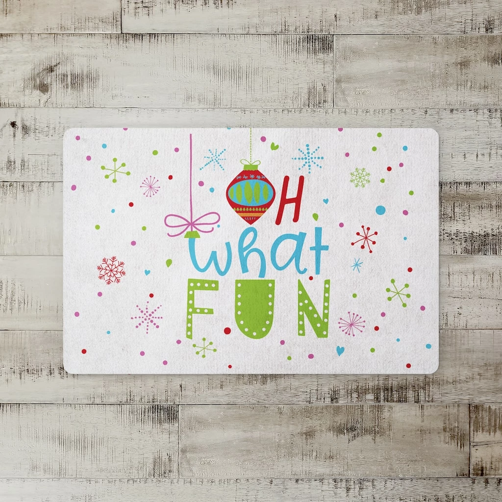 Best reviews of π Oh What Fun 27x18 Floor Mat by Designs Direct π₯ - Image 2