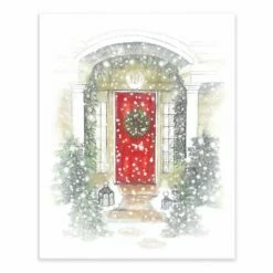 Deals 🎁 Home For Holidays Door 8x10 Tabletop Canvas by Designs Direct ❤️
