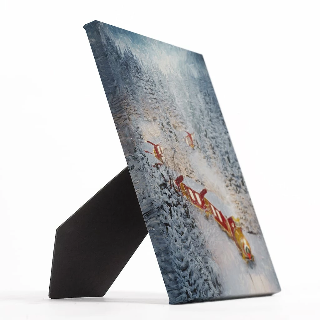 Top 10 π₯ Train In The Snow 8x10 Tabletop Canvas by Designs Direct π - Image 2