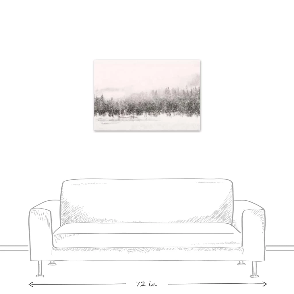 New β Calm Snowy Trees 36x24 Canvas Wall Art by Designs Direct π - Image 5