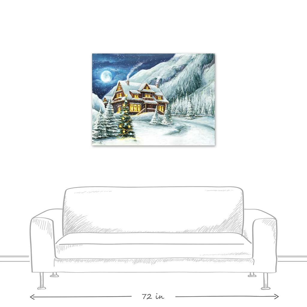 Buy π Cabin In The Mountains 40x30 Canvas Wall Art by Designs Direct π₯° - Image 5