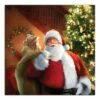 Budget ⭐ Santa Gets Ready 36x36 Canvas Wall Art by Designs Direct ❤️