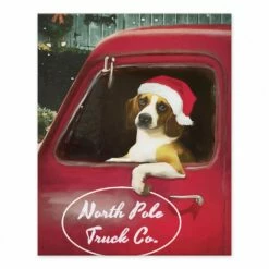 Brand new ๐ Christmas Beagle Tabletop Canvas by Designs Direct โ