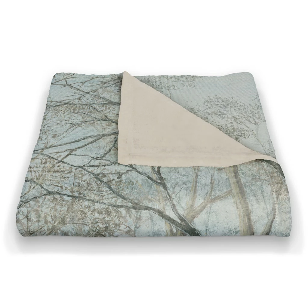 Outlet ๐ฅ Doe Walking In The Snow 50x60 Coral Fleece Blanket by Designs Direct ๐ - Image 2