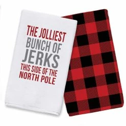 Brand new 😍 Jolliest Bunch Of Jerks Tea Towels - Set of 2 by Designs Direct 🎉