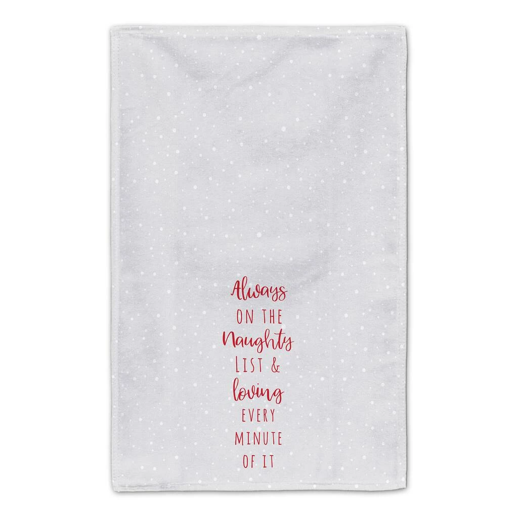Best Pirce 🎁 Always On Naughty List Tea Towels - Set of 2 by Designs Direct ✨ - Image 3