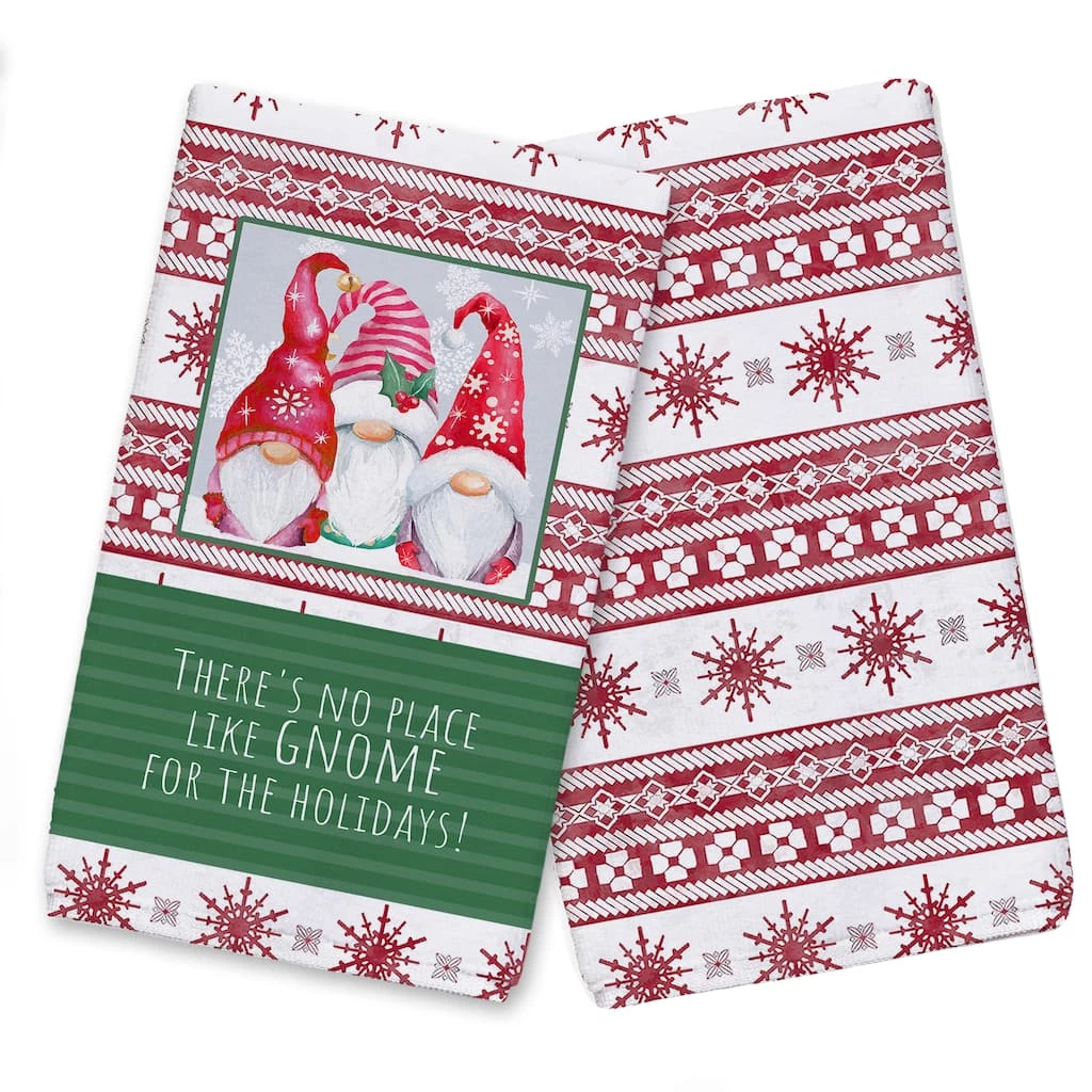 Top 10 🔔 No Place Like Gnome Tea Towels - Set of 2 by Designs Direct 🥰