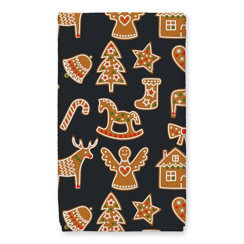 Cheapest ๐ Xmas Movies And Baking Cookie Tea Towels - Set of 2 by Designs Direct ๐งจ - Image 4