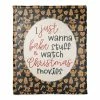 Best Sale 🧨 Christmas Movies Coral Fleece Blanket by Designs Direct 🌟