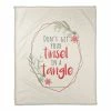 Discount ❤️ Tinsel Tangle 50x60 Coral Fleece Blanket by Designs Direct 🌟