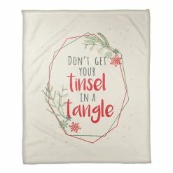 Discount ❤️ Tinsel Tangle 50x60 Coral Fleece Blanket by Designs Direct 🌟