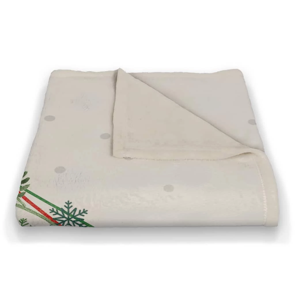 Discount ❤️ Tinsel Tangle 50x60 Coral Fleece Blanket by Designs Direct 🌟 - Image 3