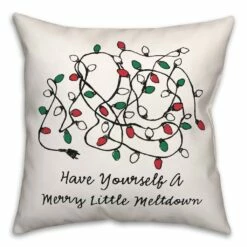 Wholesale 🧨 Merry Little Meltdown 18x18 Throw Pillow by Designs Direct 💯