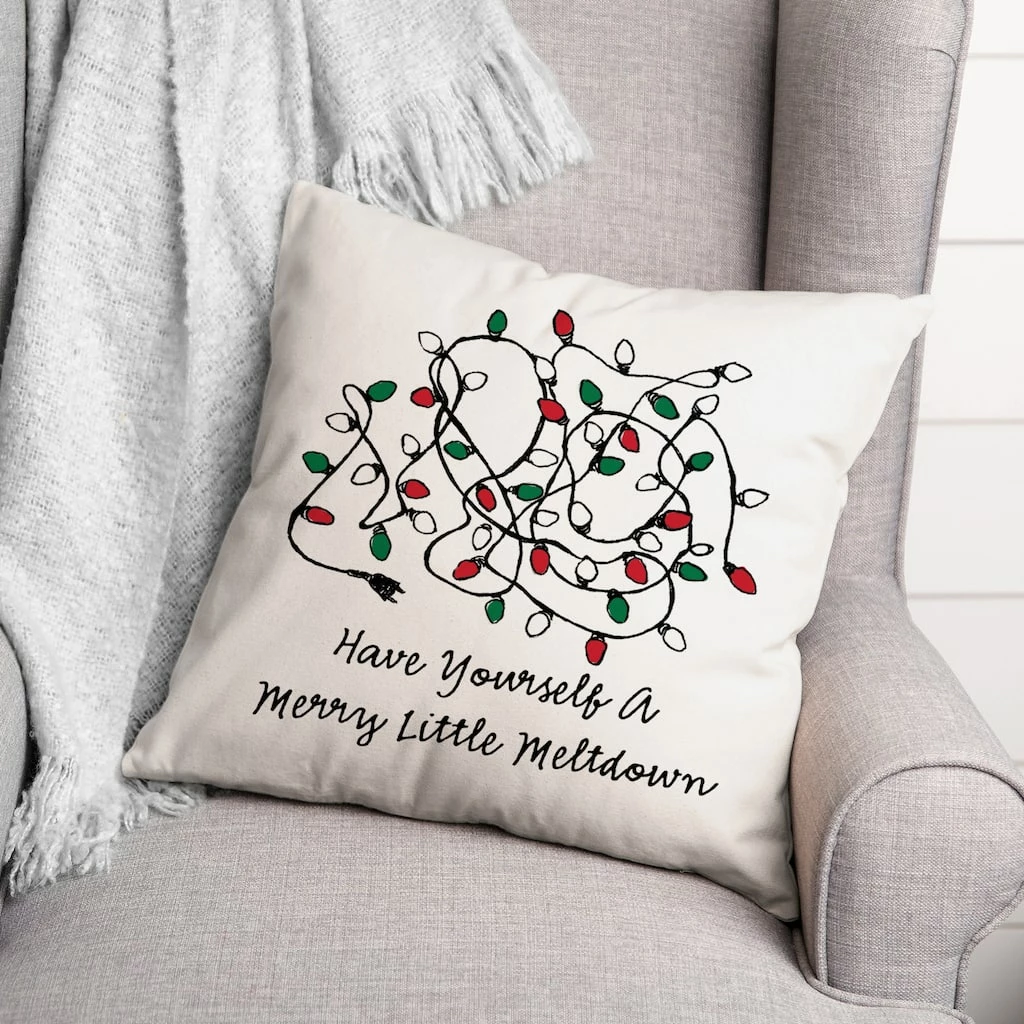 Wholesale ๐งจ Merry Little Meltdown 18x18 Throw Pillow by Designs Direct ๐ฏ - Image 2