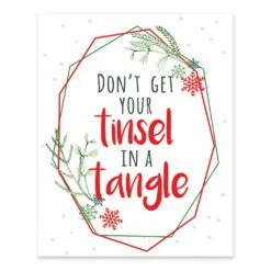 Wholesale 🔔 Tinsel Tangle 8x10 Tabletop Canvas by Designs Direct 🔥