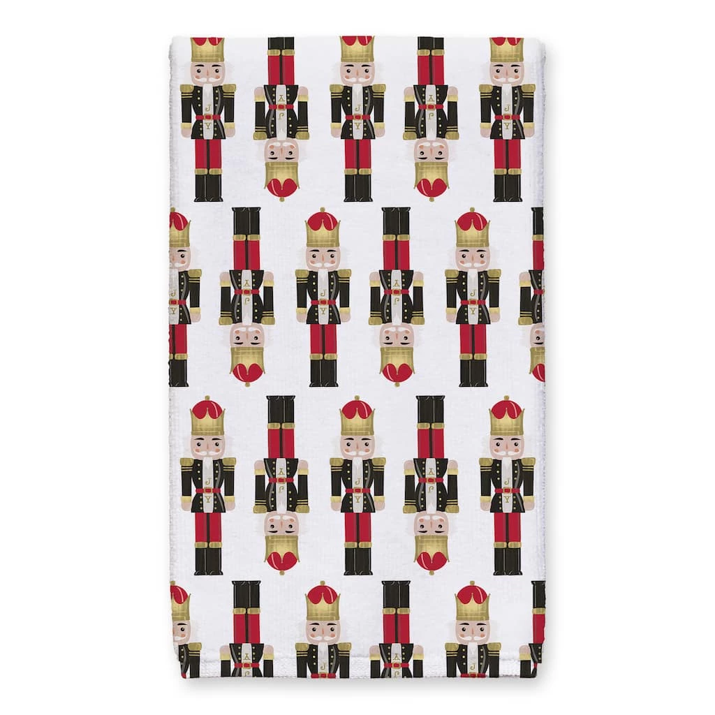 Best Pirce ⭐ Holly Jolly Nutcracker Tea Towels - Set of 2 by Designs Direct ✨ - Image 4