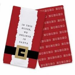 Budget 👏 This Houbelieves Santa Hohoho Tea Towels - Set of 2 by Designs Direct 🧨