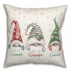 Best reviews of ❤️ Let It Gnome 18x18 Throw Pillow by Designs Direct 🔥