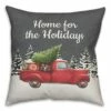 Top 10 💯 Home Holidays Truck 18x18 Throw Pillow by Designs Direct 🎁