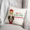 Wholesale 🎉 Holly Jolly Nutcracker 18x18 Throw Pillow by Designs Direct 😀
