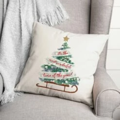 Outlet 🧨 Most Wonderful Tree 18x18 Throw Pillow by Designs Direct 🎉